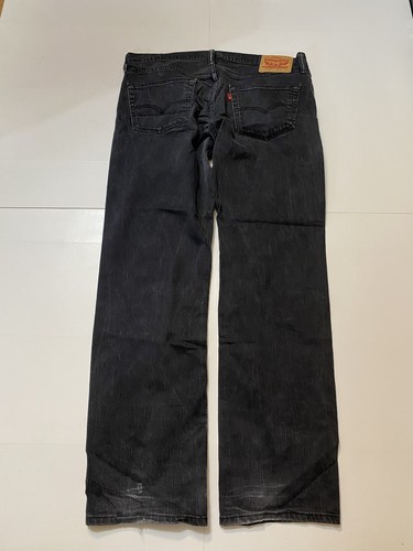 Levi's 559 Relaxed Fit Jeans Herren 36 x 34 Schwarz Flex Denim Straight Leg - Bild 2 von 4