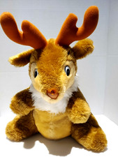 Vintage Musical Light Up Reindeer Christmas Tunes Plush 17"