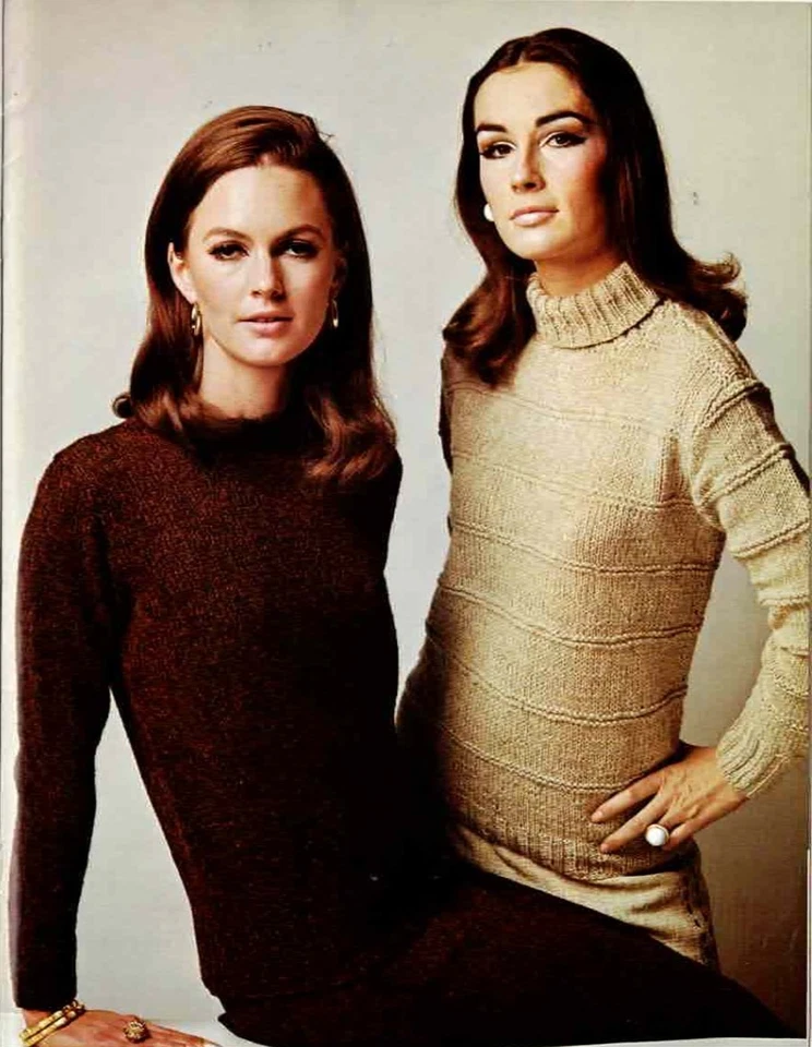 Spinnerin Knitting Pattern Lesson 3 Sweater Patterns Stitches Classic Patterns - Image 3 of 4