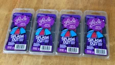 4 Glade Wax Melts Spring Collection Splash Out Blackberry & Spring Showers 8ct
