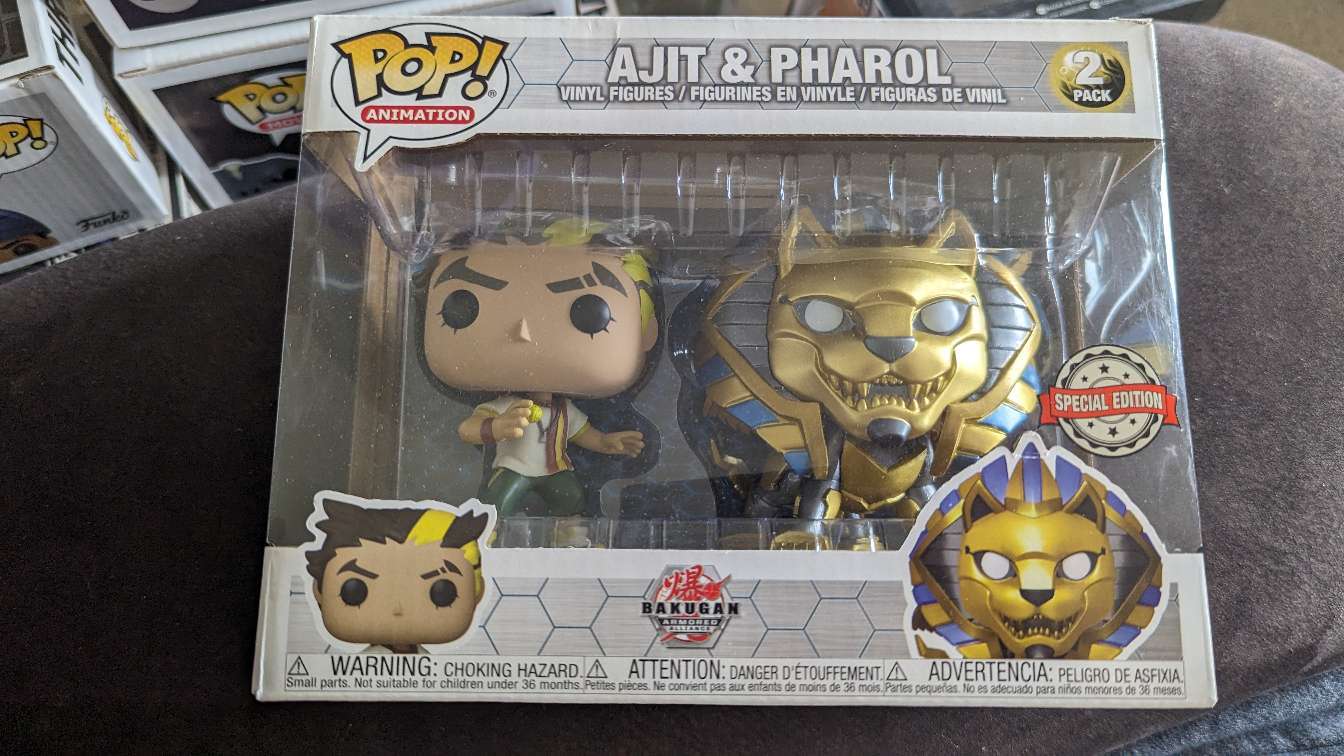 Damaged Box | Funko Pop Animation | Bakugan | Ajit and Pharol | 2 Pack