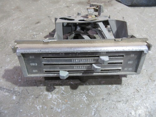 1965 1966 Chevrolet Impala Belair interior dash panel heater control lever panel