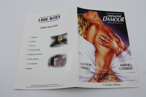 Love Rites 1988 Kolobos 1999 DVD Walerian Borowczyk Weber Sensual Horror Slasher - Picture 10 of 24