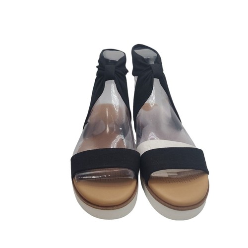 NEW Corso Como Blayke Women’s Sandals Wedge Ankle Strap Black Sz 10M Was $99.99 - Picture 3 of 9