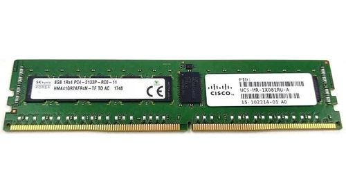 CISCO 8GB Memory Module DIMM DDR4 2133MHz 1Rx4 PC4-17000 - 15-102214-01