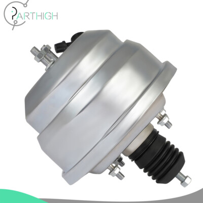 8'' Dual Chrome Power Brake Booster Hot Rod For Buick Chevrolet Pontiac Universal