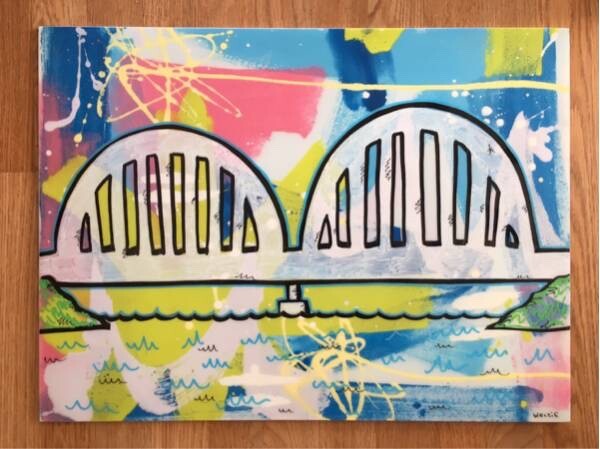 Welzie art Hawaii artist original painting with signature north
