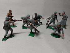Marx WOW World War 2 German Soldier RARE LOT 60mm Original Vintage Hard Plastic