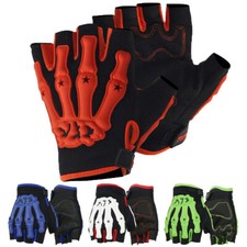 Mens Half Finger Cycling Gloves Breathable Shockproof MTB Mountain Bike Gloves