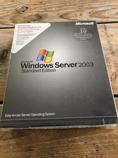 MS Windows Server 2003 Standard Edition, incl. 10 client, fattura IVA inglese