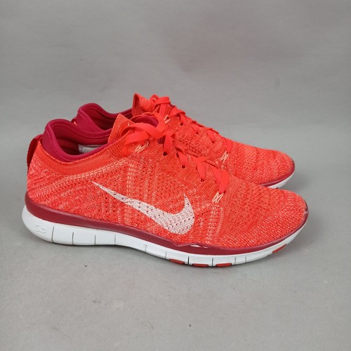 Nike Free 5.0 Fly Knit Turnschuhe Damengröße 4 orange Laufschuhe Fitnessstudio Gehen - Bild 5 von 12