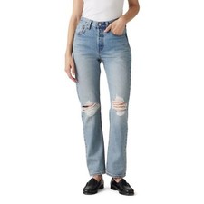 Levi's Women's 501 Original Fit Jeans, New Black Stonewash, 30 Regular