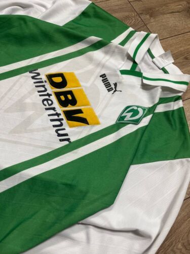 Werder Bremen 1996 - 1997 Home football Puma Long sleeve Jersey size M - Picture 2 of 14