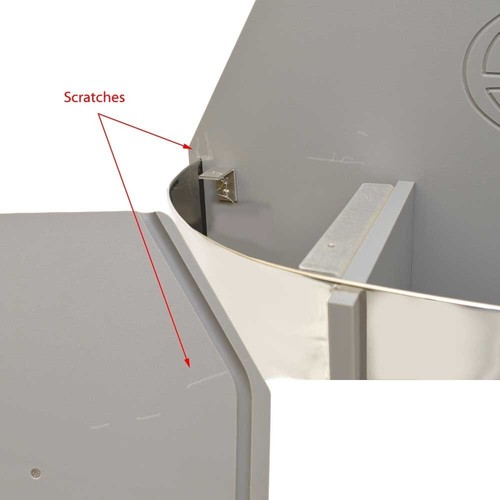 Étagère officiel de rangement ponton bateau Régence | 29 x 24 pouces tribord aluminium