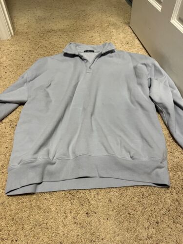 Over sized Brandy Melville Blue pull over with col