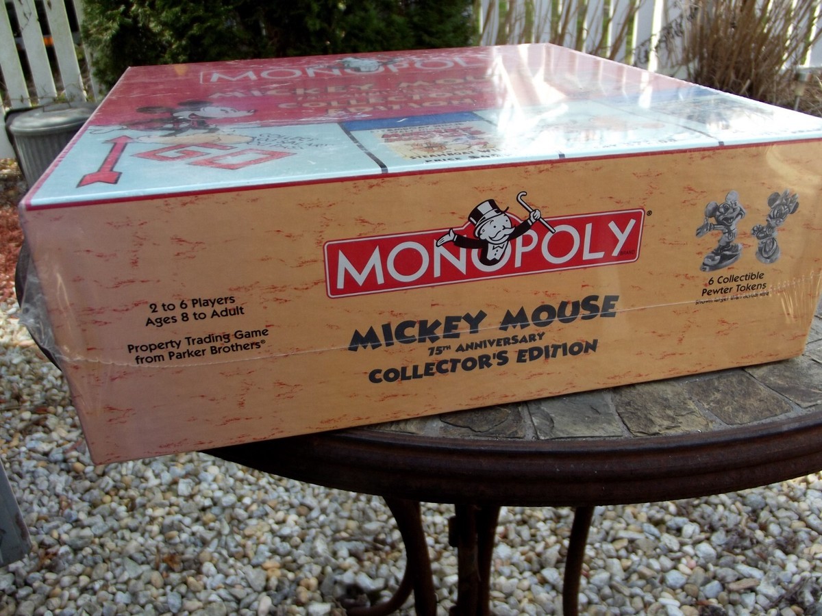 Disney MONOPOLY ディズニー75周年記念版 MONOPOLY Mickey Mouse 75th Anniversary Collector's Edition