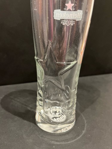 2x Heineken Half Pint Glasses - 10oz Half Pint to Brim Glass - Bar - Brand New - Picture 3 of 7