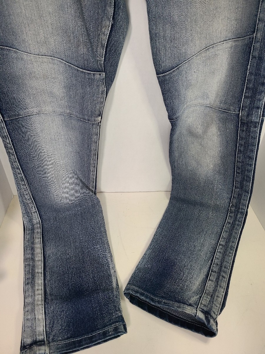SouthPole Skinny White Tab size 38x32 Mens Blue Jeans with faded