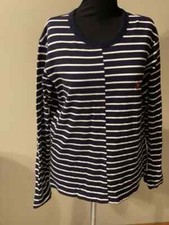 Black & white sweater winter shirt top size M by Uniqlo free ship