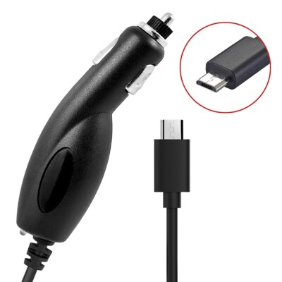 #ad Black Auto Power Micro USB DC Car Charger For Consumer Cellular Link II Z2335CC $8.46