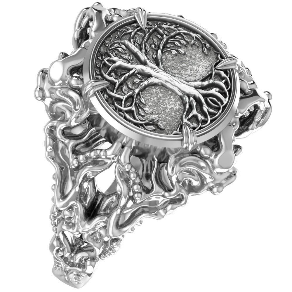 925 Sterling Silver Tree of Life Ring for Women Celtic Yggdrasil ...