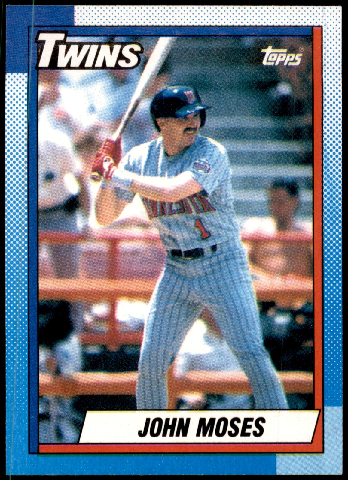 John Moses #653 1990 Topps