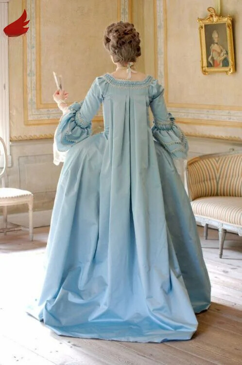 Medieval Vintage Victorian Blue Evening Dresses Princess Draped Small Tail | eBay Medieval Vintage Victorian Blue Evening Dresses Princess Draped Small Tail | eBay