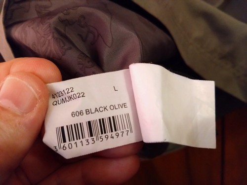 Quiksilver Khaki Green Large L Surf Light Summer Jacket 0276 - Picture 13 of 23