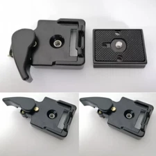 2PCS 323 Quick Release Plate Clamp Adapter For MANFROTTO 200PL-14 Camera Tripod