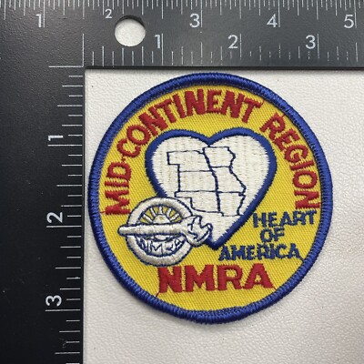 NMRA Heart America Mid-Continent Region National Model Railroad Assn Patch 20NJ