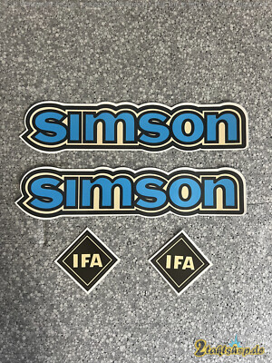 Simson  S50B IFA Retro Aufkleber Set Tank