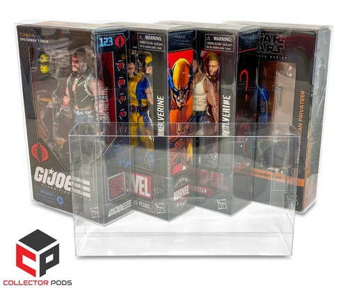 10 Custom Box Protectors for G.I. JOE CLASSIFIED NEW SIZE & STAR WARS Figures
