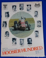 1977 Hoosier Hundred Program USAC Indiana State Fairgrounds