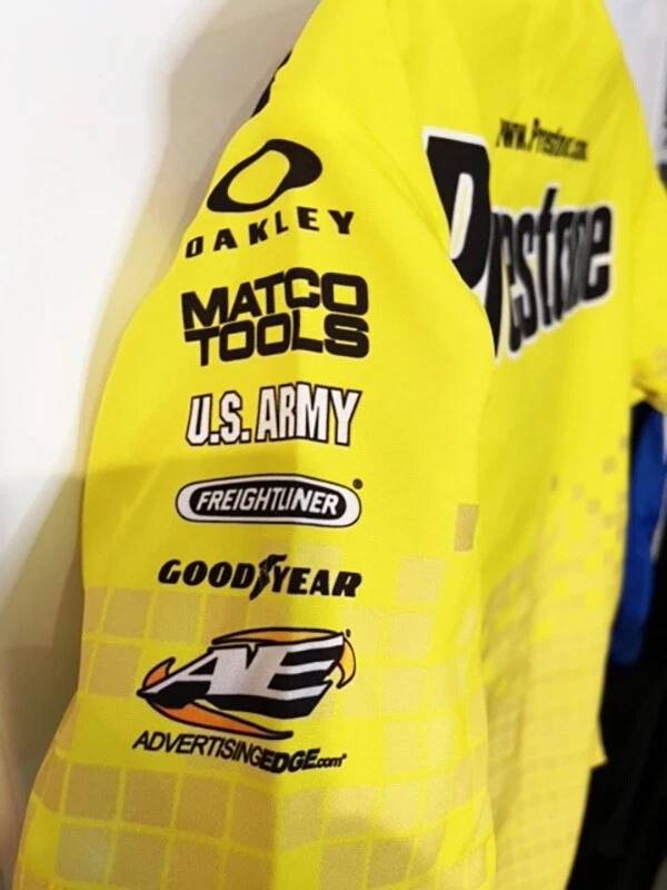 CAMISA VRHTF NHRA DE COLECCIÓN FIRMADA POR SPENCER MASSEY PRESTONE EQUIPO DE CARRERAS PEQUEÑA EX ESTADO Foto 3 de 4