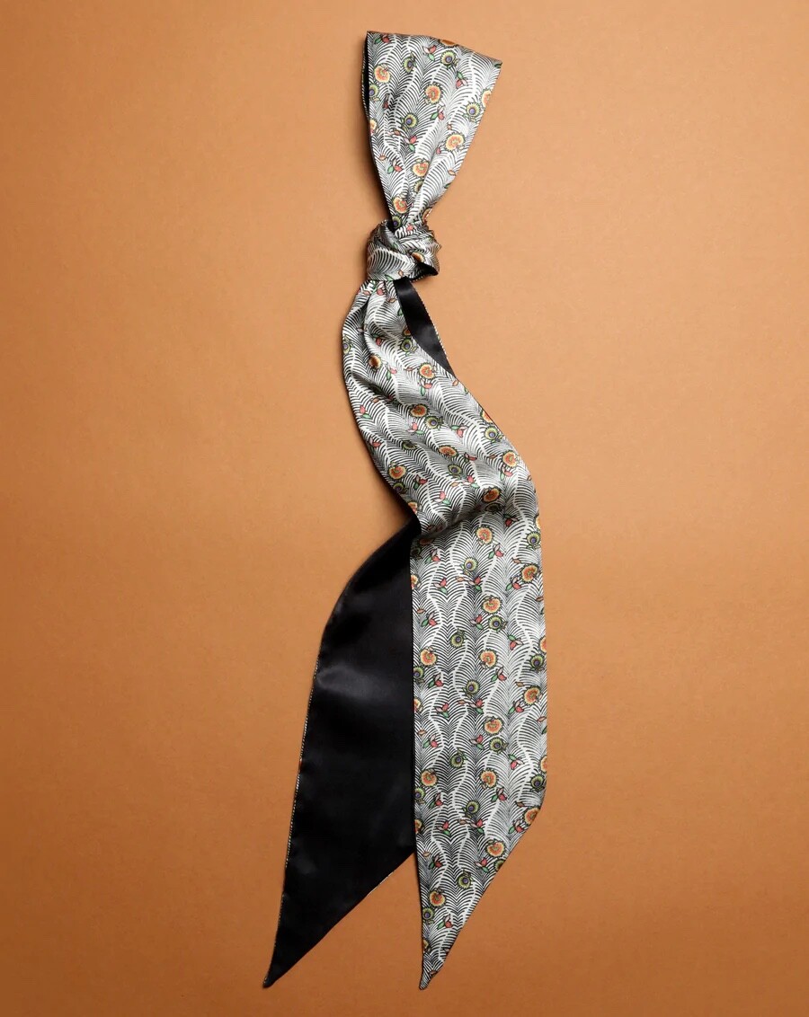 Alexis BITTAR Fleur Hair Scarf Brand New PURPLE | THE CUT (@thecut) celebrated The Cut main image 3