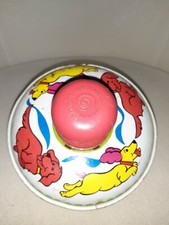 Vintage Chein Playthings Metal Spinning Top Toy