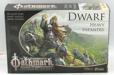 Oathmark OAKP102 Dwarf Heavy Infantry 30 Plastic Figures Dwarves Warriors