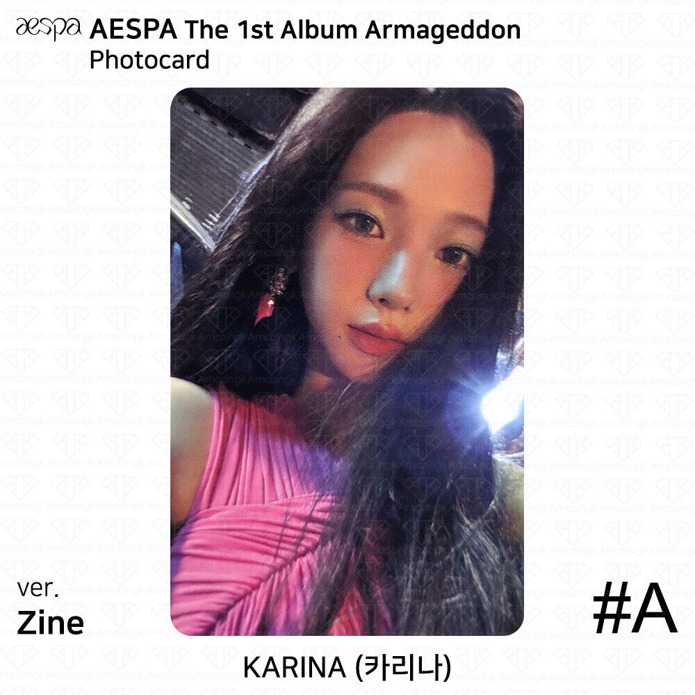 Aespa The 1st Album Armageddon Official Photocard Authentic Aespa The 1st Album Armageddon Official Photocard Authentic