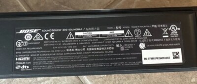 Mint Bose SoundTouch 300 Soundbar Black-Bose Sound With Remote