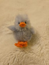 Chickles Russ Berrie Blue/Purple Duck Plush Small Stuffed Animal Bird Fast Ship
