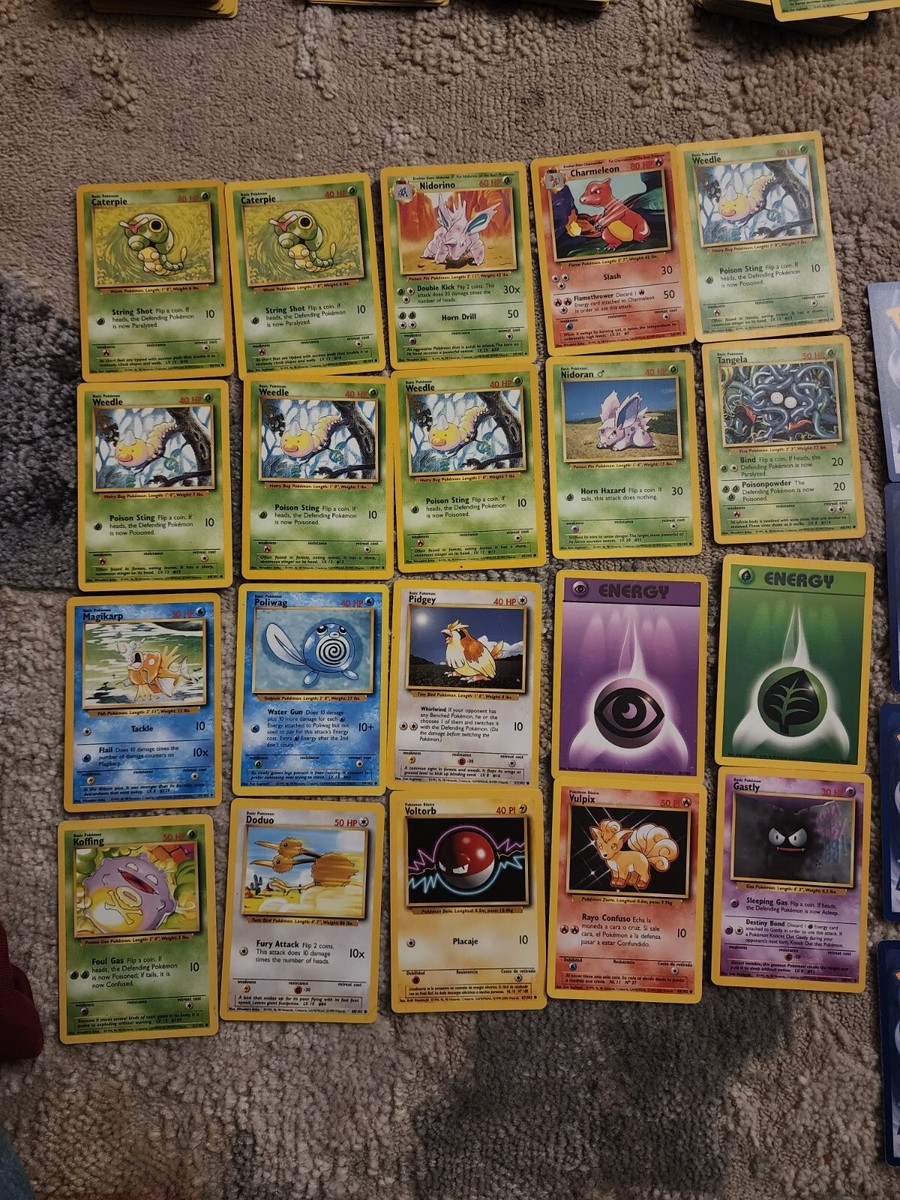 pokemon card lot base set Base Set 1 Lot Of Pokemon Cards