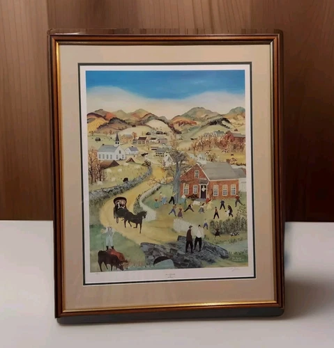 Will Moses - Lithograph Signed/Numbered/Framed - 329/1000 Mary's Little Lamb