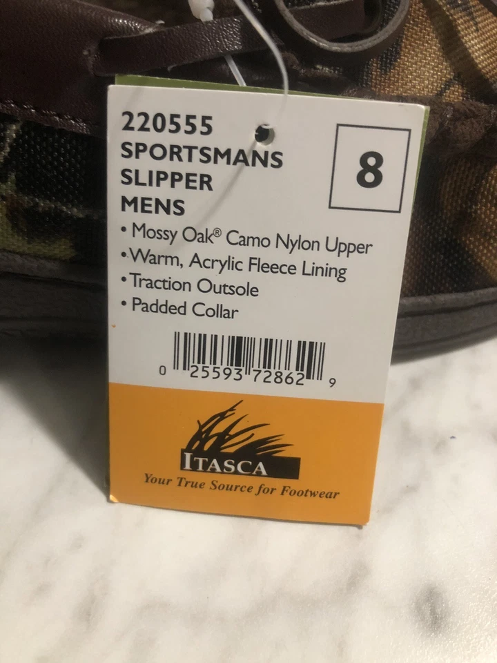 Itasca 男式运动员拖鞋 8 码迷彩 — 第 4/4 张图片