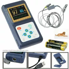Dog Cat  Veterinary Pulse Oximeter Tongue/Ear Blood Oxygen Meter SpO2 PR Monitor