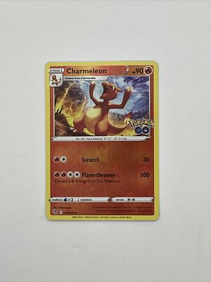 Charmeleon 009/078 Pokemon GO Uncommon Reverse Holo Pokemon LP/NM!!
