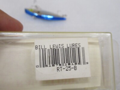 Leurre Vintage Bill Lewis Rat-L-Trap 1/8 Oz TT25B – Bleu Chrome, Neuf Dans Boîte