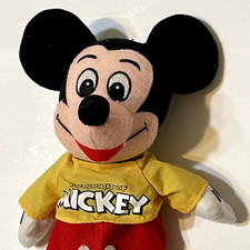 Disney Store Exclusive The Spirit Of Mickey Mouse 8" Mini Bean Bag Plush