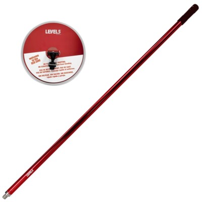 LEVEL5 9'' Radial Drywall Sander W/ 48'' Fixed Pole | 5-344