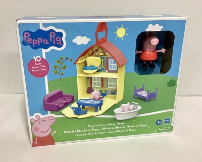 Peppa Pig Toys Peppa's Carry-Along House 10 pc Playset