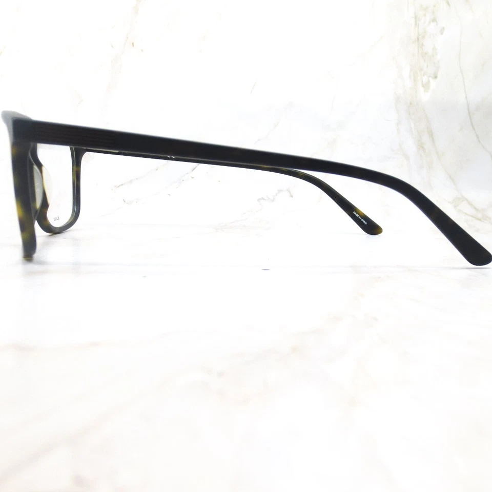 Marco de gafas Liz Claiborne para hombre negro plástico tortuga borde completo cuadrado 145 Foto 3 de 4